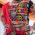 Banjara india girls kutch work embroidered lehenga choli set with dupatta (cc-dmnd) - black
