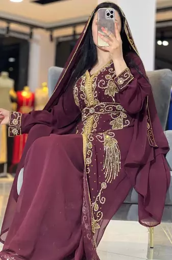 Sale Dress Moroccan Dubai Kaftan Wedding Bridesmaid African Abaya Gown Women Dress 289