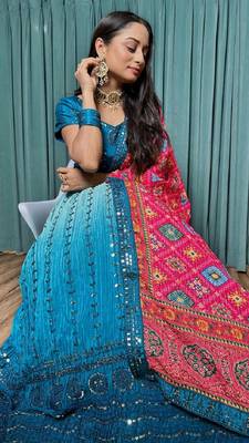 Designer Bollywood Style Wedding Lehenga Choli 2
