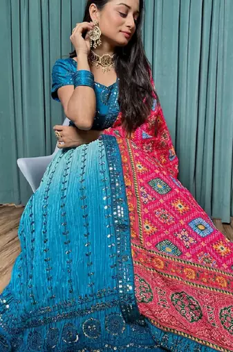 Designer Bollywood Style Wedding Lehenga Choli