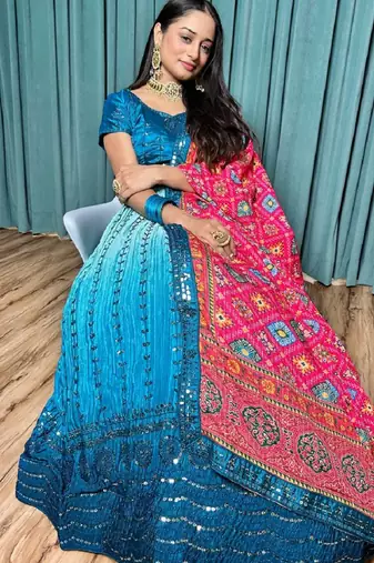 Designer Bollywood Style Wedding Lehenga Choli