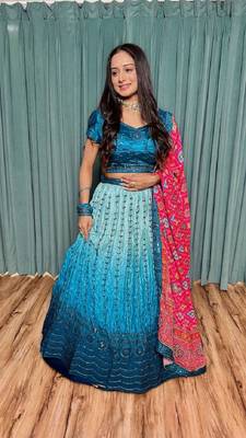 Designer Bollywood Style Wedding Lehenga Choli 1