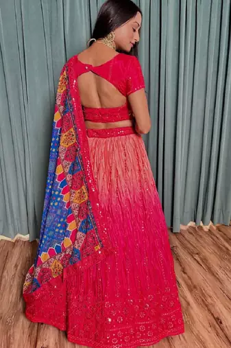Designer Bollywood Style Wedding Lehenga Choli