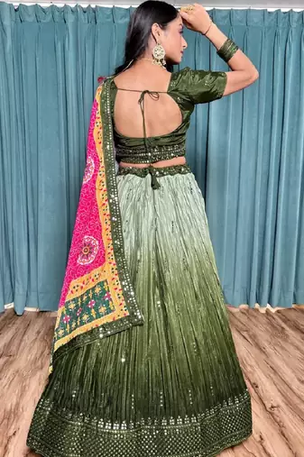 Designer Bollywood Style Wedding Lehenga Choli
