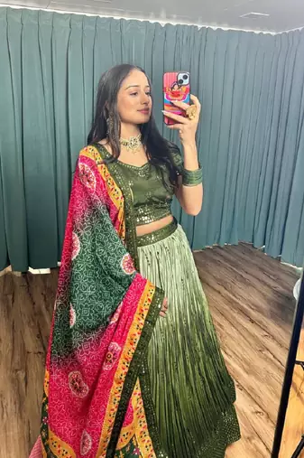 Designer Bollywood Style Wedding Lehenga Choli