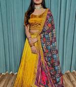 Designer Bollywood Style Wedding Lehenga Choli