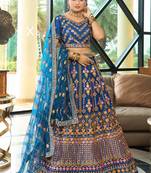 Glamorous Designer Lehenga Choli for Bridal and Bridesmaids Wedding Wear Choli
