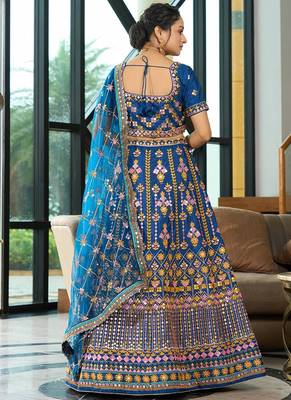 Glamorous Designer Lehenga Choli for Bridal and Bridesmaids Wedding Wear Choli 2