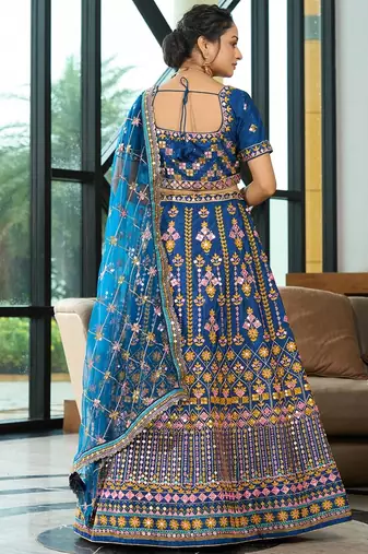 Glamorous Designer Lehenga Choli for Bridal and Bridesmaids Wedding Wear Choli