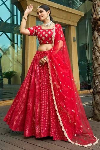 Designer Bollywood Style Wedding Lehenga Choli