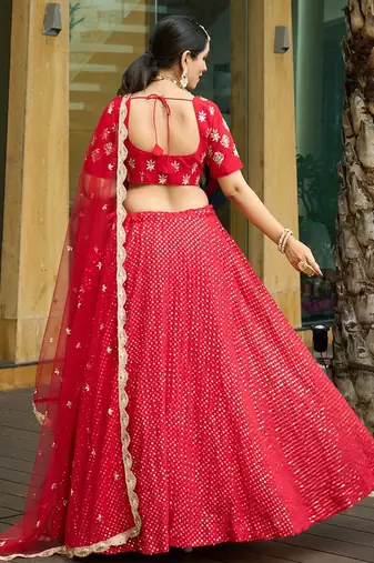 Designer Bollywood Style Wedding Lehenga Choli
