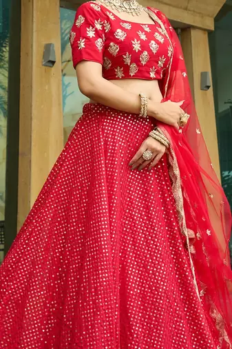 Designer Bollywood Style Wedding Lehenga Choli