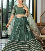 Glamorous Designer Lehenga Choli for Bridal and Bridesmaids Wedding Wear Choli