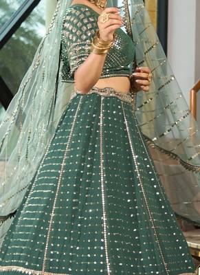 Glamorous Designer Lehenga Choli for Bridal and Bridesmaids Wedding Wear Choli 3