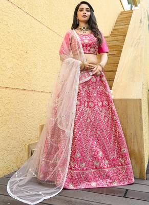 Lehenga Choli for Bridal and Bridesmaids Wedding Wear Choli 1