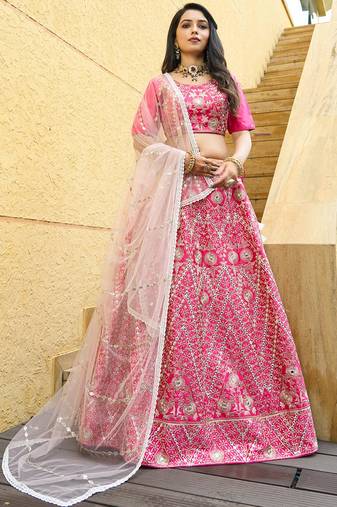 Glamorous Designer Lehenga Choli for Bridal and Bridesmaids Wedding Wear Choli