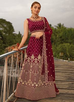 Glamorous Designer Lehenga Choli for Bridal and Bridesmaids Wedding Wear 1