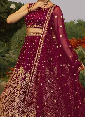 Glamorous Designer Lehenga Choli for Bridal and Bridesmaids Wedding Wear 2