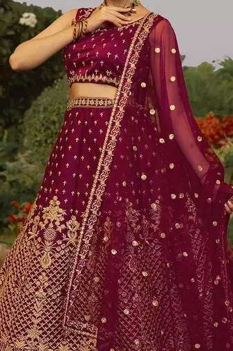 Glamorous Designer Lehenga Choli for Bridal and Bridesmaids Wedding Wear