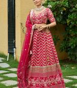 Glamorous Designer Lehenga Choli for Bridal and Bridesmaids Wedding Wear