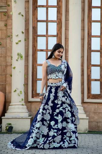 Designer Heavy Bridal Lehenga Choli for Wedding