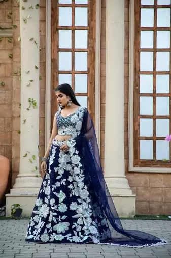 Designer Heavy Bridal Lehenga Choli for Wedding