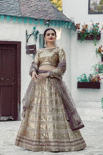 Designer Bollywood Style Wedding Wear Lehenga Choli