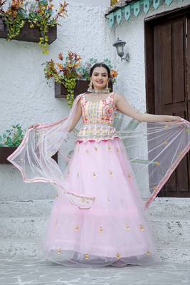 Designer Bollywood Style Wedding Wear Lehenga Choli 3