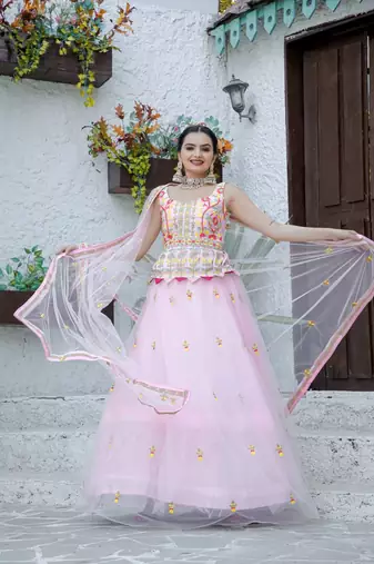 Designer Bollywood Style Wedding Wear Lehenga Choli