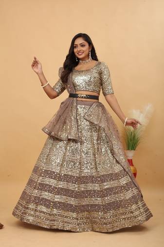 Designer Bollywood Style Wedding Wear Lehenga Choli
