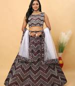 Designer Bollywood Style Wedding Wear Lehenga Choli