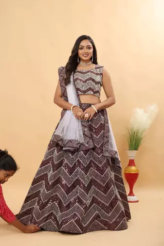 Designer Bollywood Style Wedding Wear Lehenga Choli
