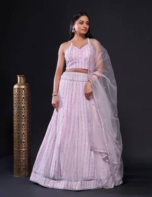 Designer Bollywood Style Wedding Wear Lehenga Choli 2