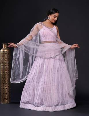 Designer Bollywood Style Wedding Wear Lehenga Choli 4