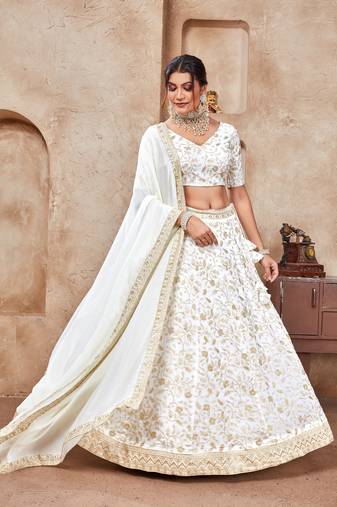 Designer Bollywood Style Wedding Lehenga Choli