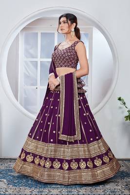 Designer Bollywood Style Wedding Lehenga Choli 2