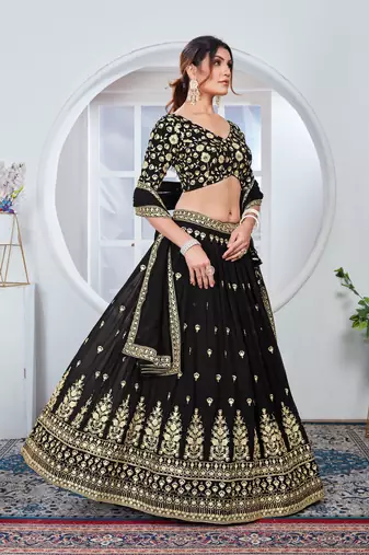 Designer Bollywood Style Wedding Lehenga Choli