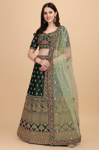 Designer Bollywood Style Wedding Lehenga Choli