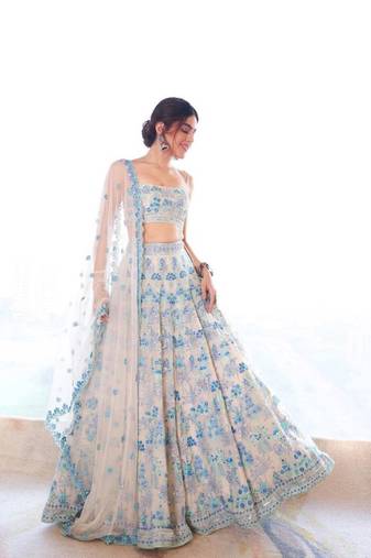 Designer Bollywood Style Wedding Wear Lehenga Choli