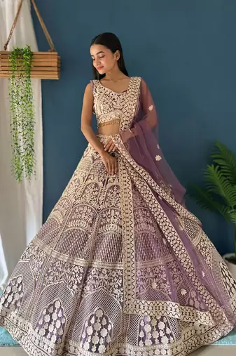 Designer Bollywood Style Wedding Wear Lehenga Choli