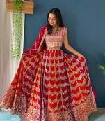 Designer Bollywood Style Wedding Wear Lehenga Choli