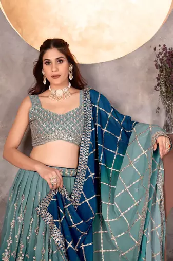 Designer Bollywood Style Wedding Wear Lehenga Choli