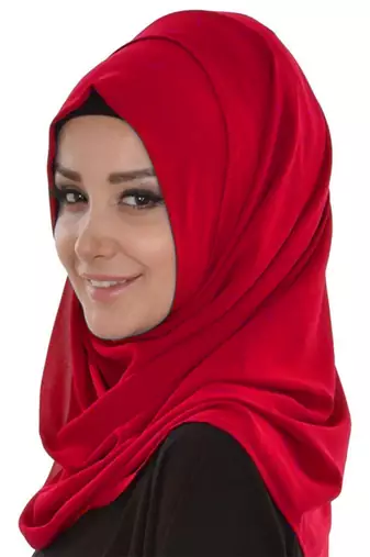 Maroon color Handmade Moroccan Kaftan with hijjab