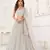 Off-White Net Sequin and Threadwork Lehenga