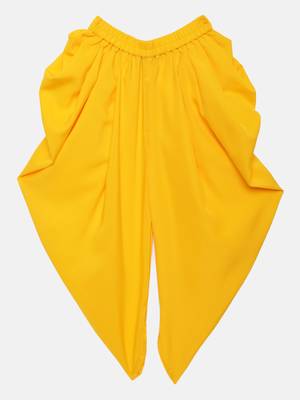 Twisha girls sleeveless top with dhoti-pink & yellow 5