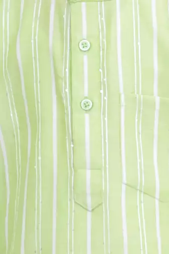 Twisha boys full sleeve kurta & dhoti pant set - yellow & off white