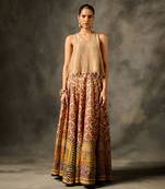 Tala lehenga set - beige