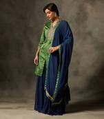 Tisya kurta set with dupatta - green