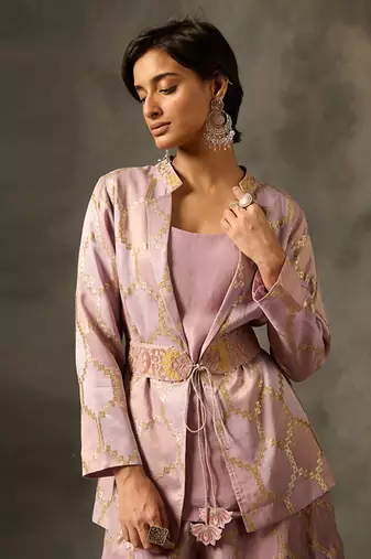 Bahar co-ord set - purple