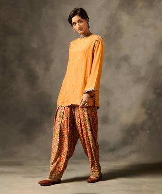 Shai co-ord set - orange 2